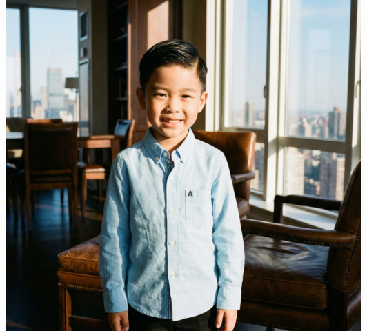Boys Light Blue Full Sleeve Shirt