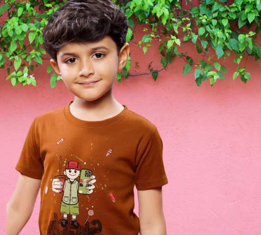 Digital Creator Graphic Tee – "Rust Brown"