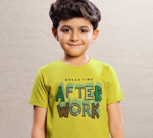 Boys' Urban Chill Typography T-Shirt