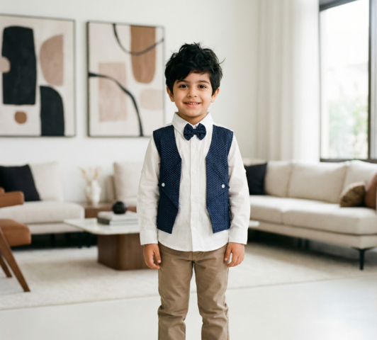 Boys Formal Outfit Set - 12-18 Mon, Blue