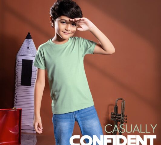 SoftBlush Everyday Comfort Tee - 1-2 Yrs, Lemon Green