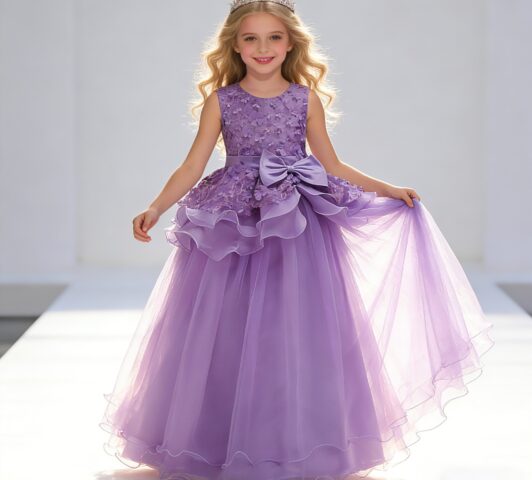 Aurelia Enchanted Floral Gown "Royal Lavender Edition"