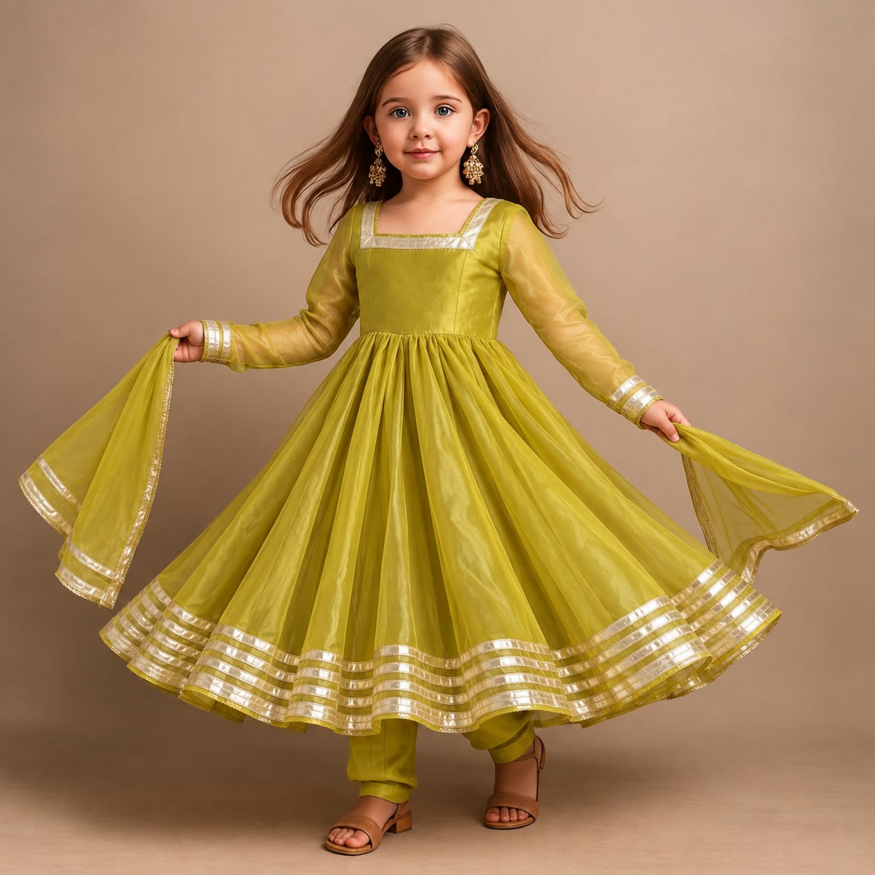 Royal Anarkali Festive Set - Image 1